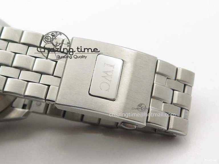 MIROTIME 0315 Pilot Chrono SS IW387809 ZF 1:1 Best Edition Silver Dial On SS Bracelet A Trendsetting 7327